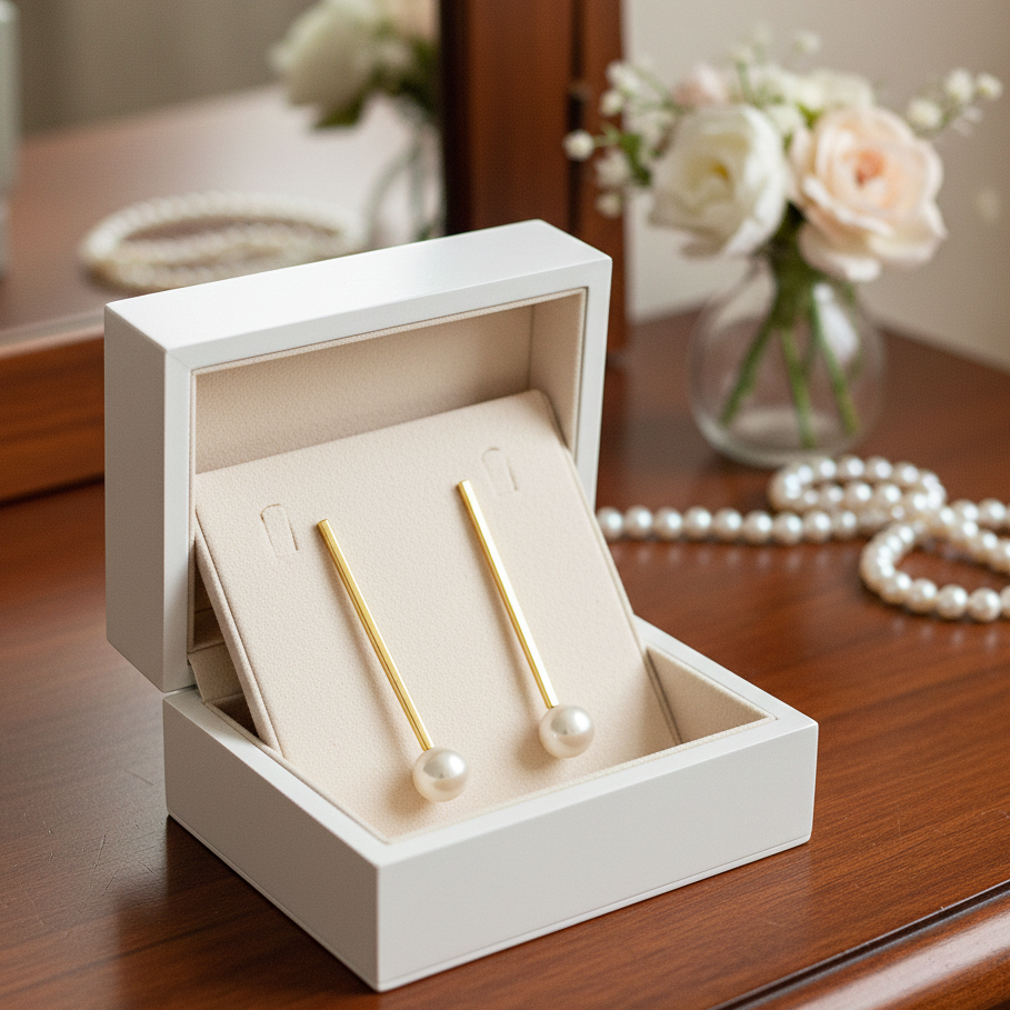 Golden Drop Earrings