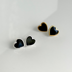 Midnight Hearts Earrings