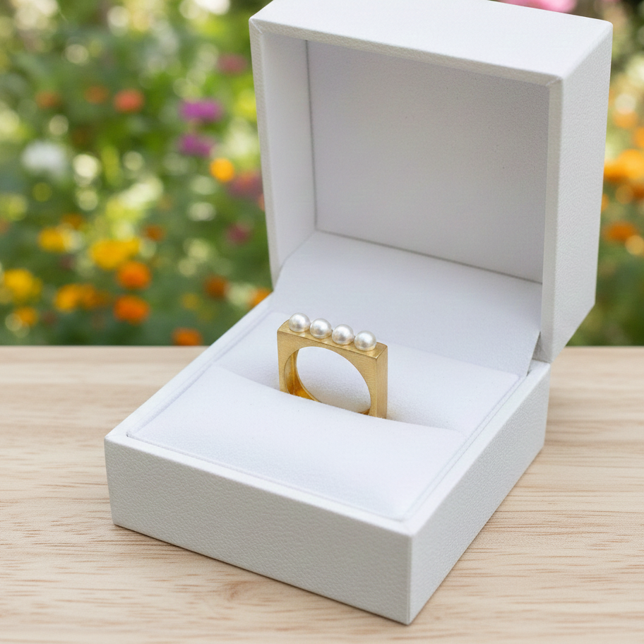 Pearl Axis Ring
