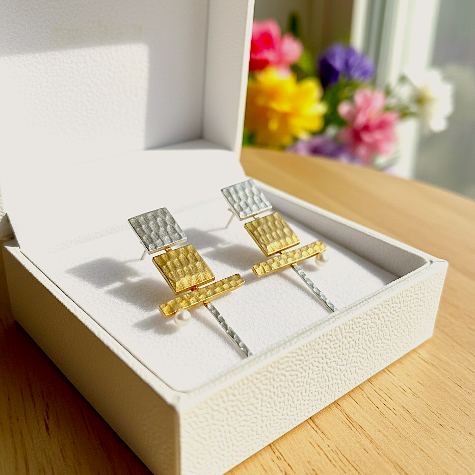 Pearl Strata Earrings